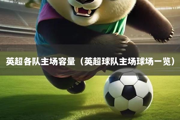 英超各队主场容量（英超球队主场球场一览）