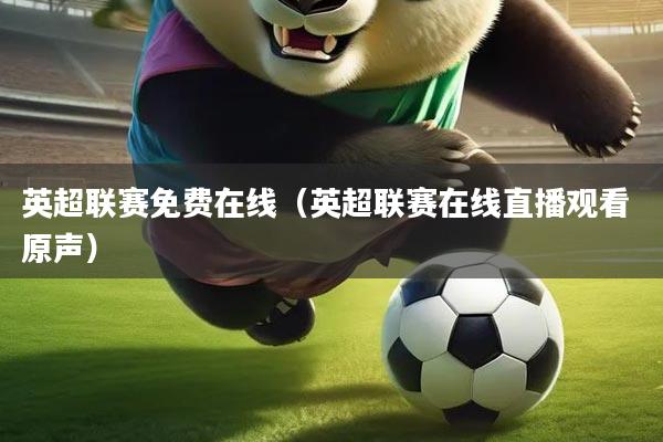 英超联赛免费在线(英超联赛在线直播观看 原声)